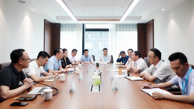 大连博涛文化副总裁白林灏一行到访众博·官方版网站登录入口_众博（中国）文旅集团